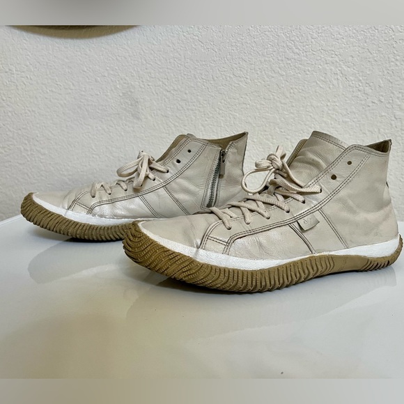SPINGLE MOVE - White Leather Hi-Tops - Made in Japan - Size 28cm - Picture 5 of 9